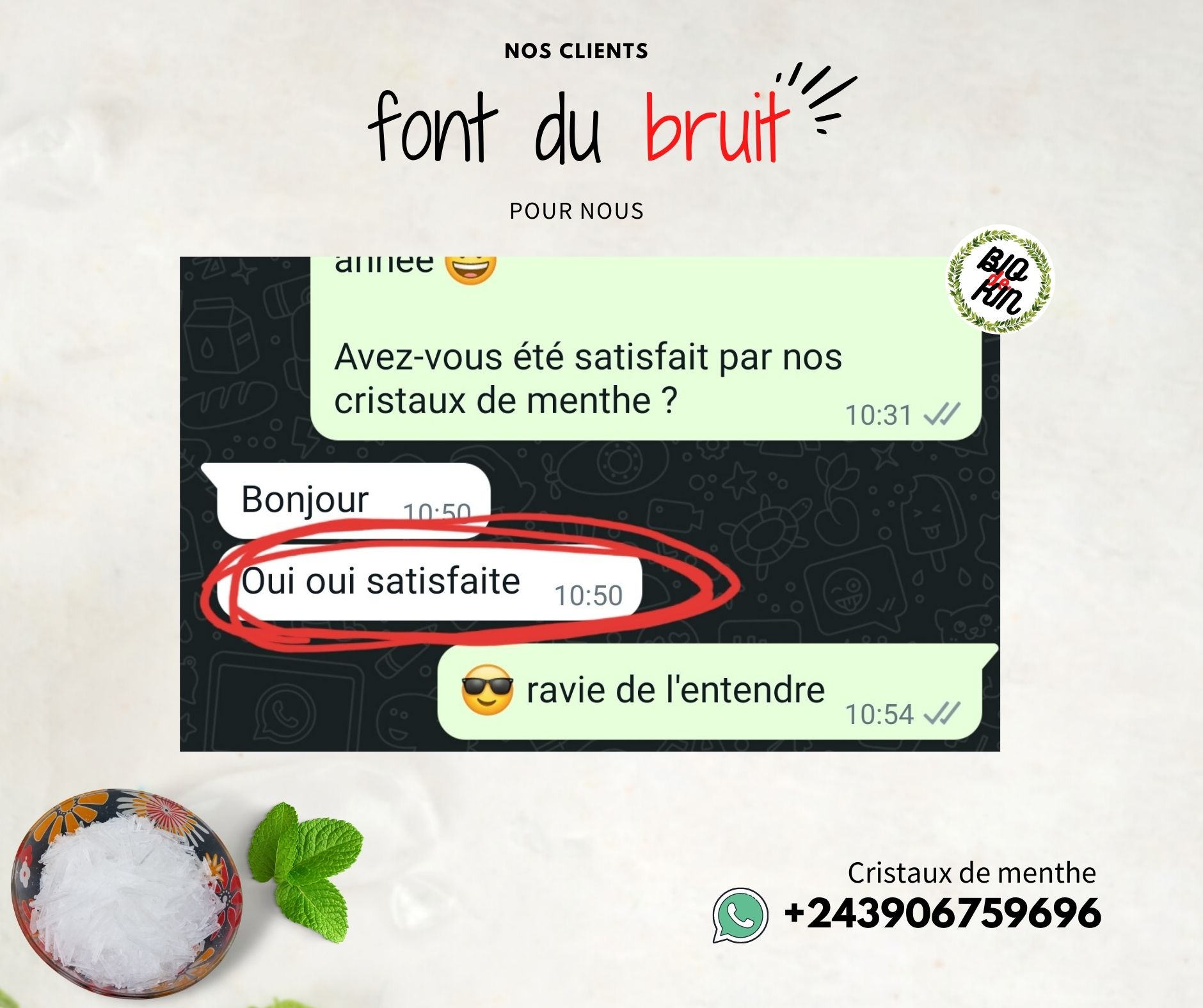 Cristaux de menthe pure 15g – Image 6